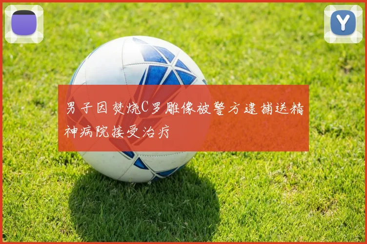 男子因焚烧C罗雕像被警方逮捕送精神病院接受治疗