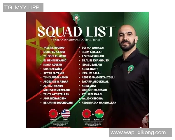 摩洛哥国家队最新名单公布布努阿姆拉巴特迪亚斯入选阿什拉夫因伤缺席